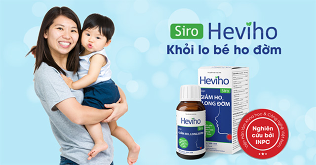 Siro Heviho – Giúp giảm ho, long đờm cho trẻ từ Viện Hàn lâm KH&CN Việt Nam